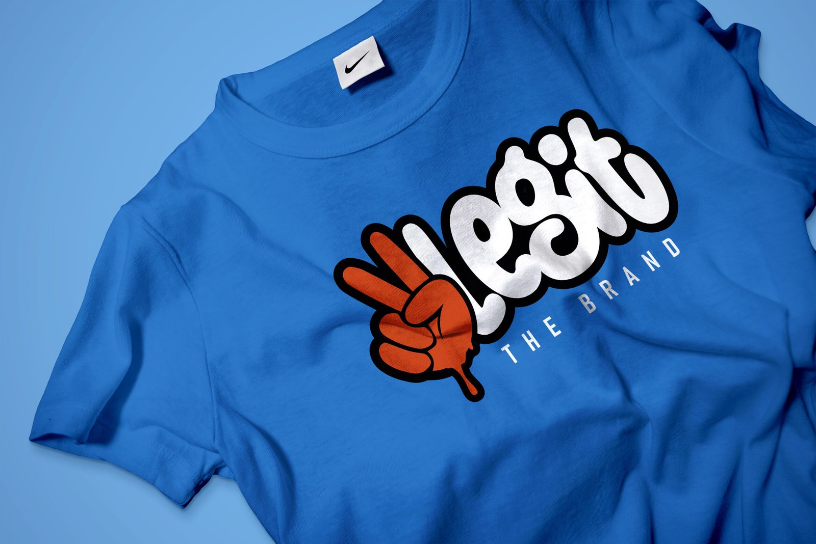 free t shirt & tag mockup by graphicsfamily